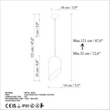 Lustră Kesik, Diverse culori - Albastru deschis | SKU: 892OPV2047 | Lustră Kesik, varianta Albastru deschis, produs pentru amenajarea locuinței, disponibil online în România la CasaMob