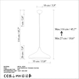 Lustră Eysan, Diverse culori - Portocaliu | SKU: 892OPV2048 | Lustră Eysan, varianta Portocaliu, produs pentru amenajarea locuinței, disponibil online în România la CasaMob