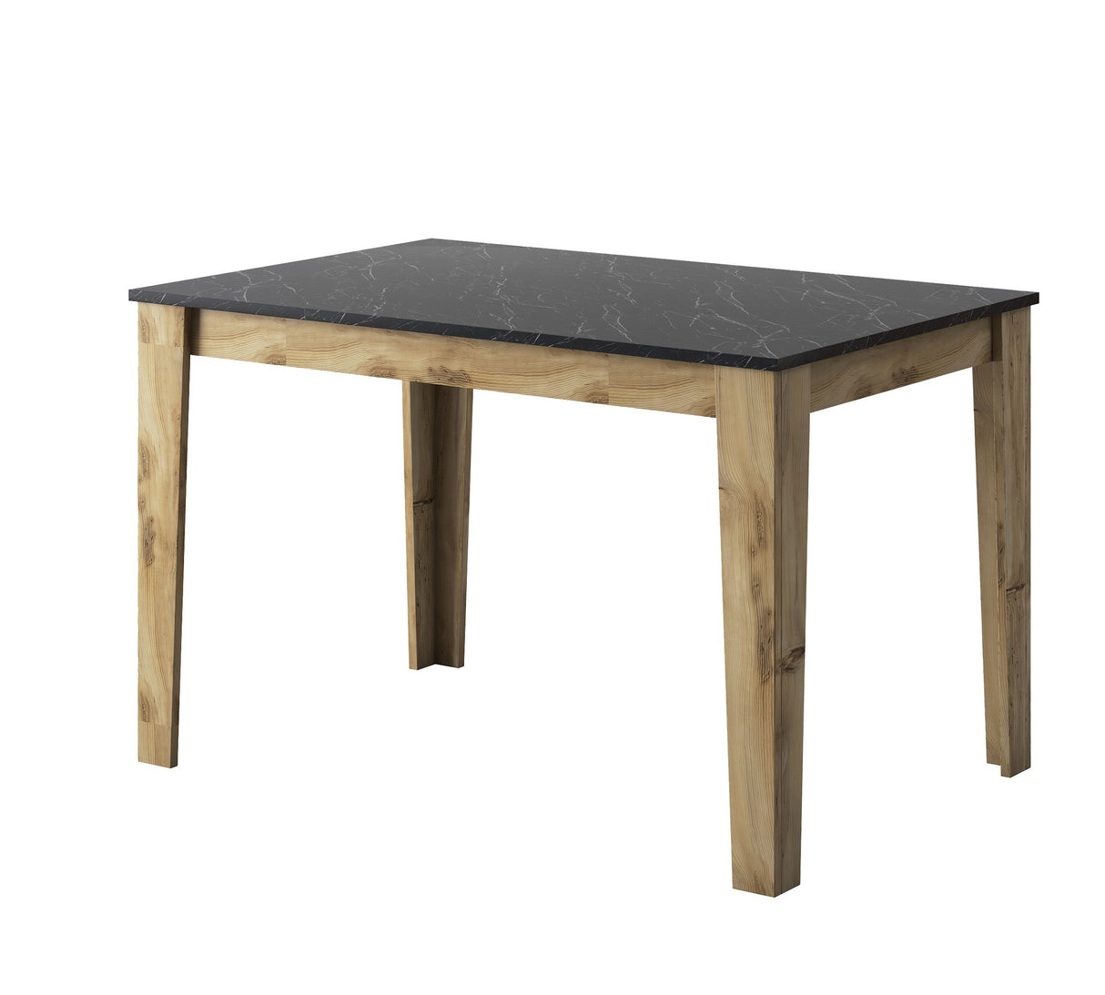 Masă dining T1 - 1521, Marble - Stejar, 110x72x74 cm