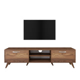 Comodă TV A9 - 221, Nuc, 180x35x49 cm