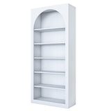 Bibliotecă HC116 - 3142, Alb, 80x32x180 cm