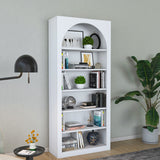 Bibliotecă HC116 - 3142, Alb, 80x32x180 cm