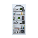 Bibliotecă HC116 - 3142, Alb, 80x32x180 cm