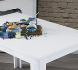 Masă dining T1 - 1533, Alb, 110x72x74 cm