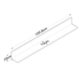 Raft de perete Paul, Alb, 136 x 15 x 13 cm - Alb, SKU 893RAN2304