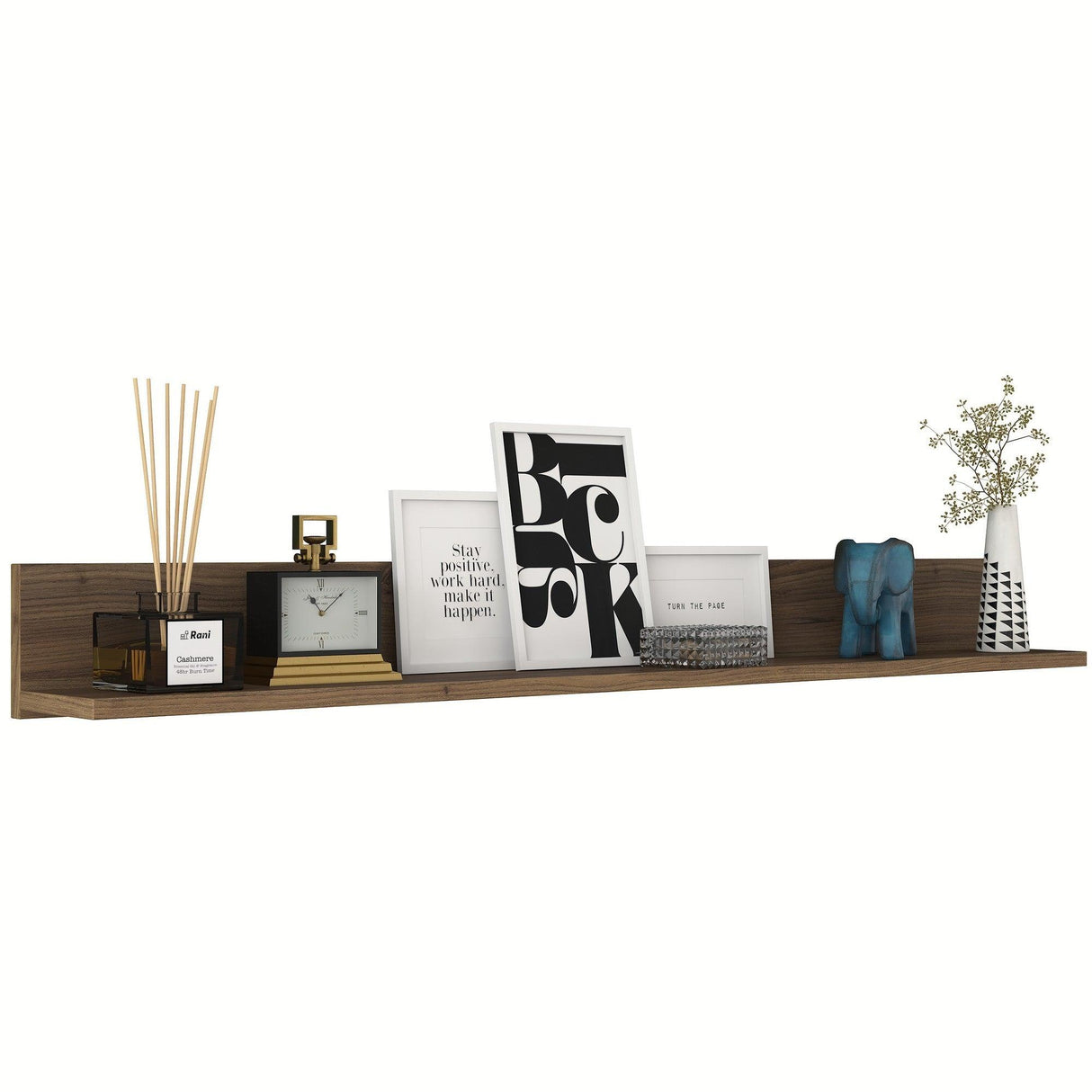 Raft de perete Paul, Alb, 136 x 15 x 13 cm - Nuc, SKU 893RAN2304