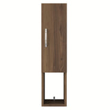 Raft de perete Dilara cu usi si sertar, Alb, 22 x 90 x 19 cm - Nuc, SKU 893RAN2401