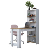 Birou HA106 - 2493, Alb - Nuc, 120x54x154 cm