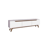 Comoda TV Selim, Alb, 180x49x35 cm