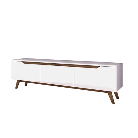Comoda TV Selim, Alb, 180x49x35 cm