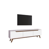Comoda TV Selim, Alb, 180x49x35 cm