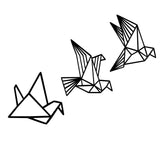 Decoratiune de perete lemn Skyler, Negru, 26x32x0.8 cm