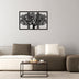 Decorațiune de perete din lemn Ağaç 5, Negru, 66x105x0.8 cm, SKU 899SKL1403, imagine 1