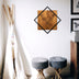 Decorațiune de perete din lemn Deer, Nuc - Negru, 54x54x1.8 cm, SKU 899SKL2149, imagine 1
