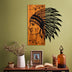 Decoratiune de perete lemn Apachi, Nuc, 50x58x3 cm, SKU 899SKL2676