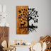Decoratiune de perete lemn Nature, Nuc, 46x58x3 cm, SKU 899SKL2681