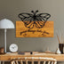 Decoratiune de perete lemn Butterfly 5, Nuc, 58x42x3 cm, SKU 899SKL2689