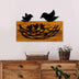 Decoratiune de perete lemn Family, Nuc, 58x40x3 cm, SKU 899SKL2690