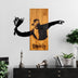 Decoratiune de perete lemn Decorative Wooden Wall Accessory Artistic 2, Nuc, 69x58x3 cm, SKU 899SKL2692