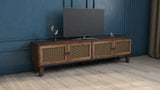 Comodă TV Dz056, Nuc, 180x45x45 cm