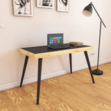 Birou Dkrz-Asr-31, Negru - Nuc, 120x60x72 cm