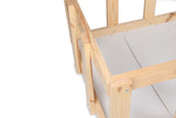 Pat pentru copii Plus 108, Stejar, 196x55x96 cm