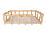 Pat pentru copii Plus 108, Stejar, 196x55x96 cm