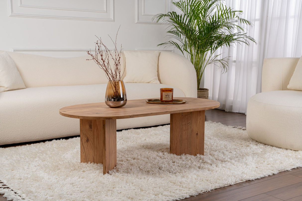 Măsuță de cafea Sable, Diverse culori, 119x60x40 cm - Pin atlantic | SKU: 909NRD1102 | Măsuță de cafea Sable, 119x60x40 cm, varianta Pin atlantic, produs pentru amenajarea locuinței, disponibil online în România la CasaMob