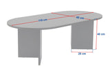 Măsuță de cafea Sable, Diverse culori, 119x60x40 cm - Pin atlantic | SKU: 909NRD1102 | Măsuță de cafea Sable, 119x60x40 cm, varianta Pin atlantic, produs pentru amenajarea locuinței, disponibil online în România la CasaMob