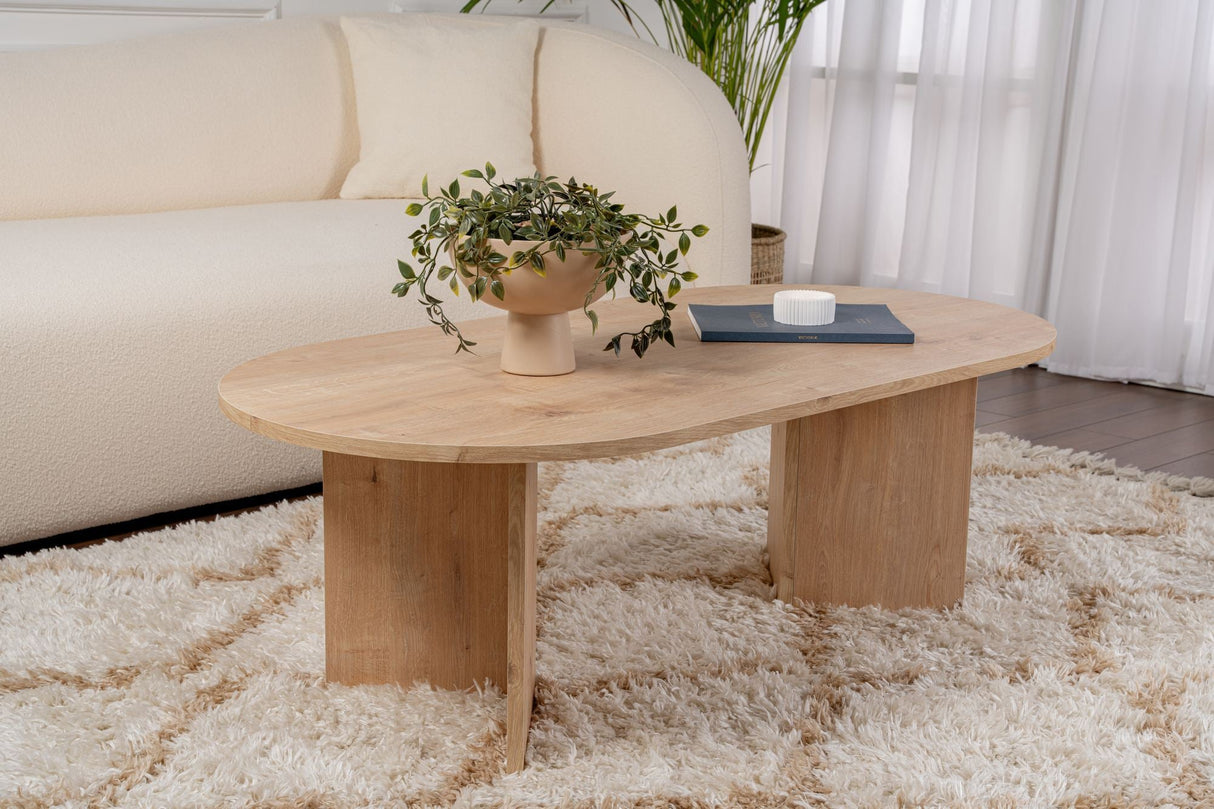 Măsuță de cafea Sable, Diverse culori, 119x60x40 cm - Stejar safir | SKU: 909NRD1104 | Măsuță de cafea Sable, 119x60x40 cm, varianta Stejar safir, produs pentru amenajarea locuinței, disponibil online în România la CasaMob