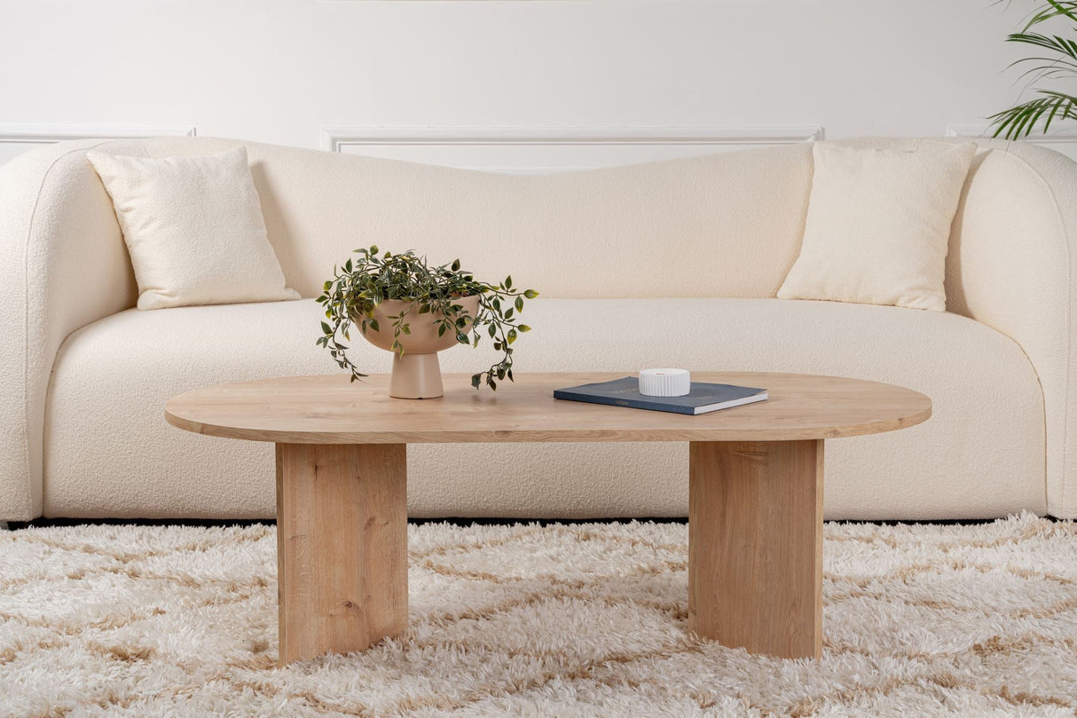 Măsuță de cafea Sable, Diverse culori, 119x60x40 cm - Stejar safir | SKU: 909NRD1104 | Măsuță de cafea Sable, 119x60x40 cm, varianta Stejar safir, produs pentru amenajarea locuinței, disponibil online în România la CasaMob
