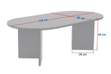 Măsuță de cafea Sable, Diverse culori, 119x60x40 cm - Stejar safir | SKU: 909NRD1104 | Măsuță de cafea Sable, 119x60x40 cm, varianta Stejar safir, produs pentru amenajarea locuinței, disponibil online în România la CasaMob