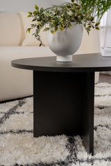 Măsuță de cafea Sable, Diverse culori, 119x60x40 cm - Wood black | SKU: 909NRD1105 | Măsuță de cafea Sable, 119x60x40 cm, varianta Wood black, produs pentru amenajarea locuinței, disponibil online în România la CasaMob