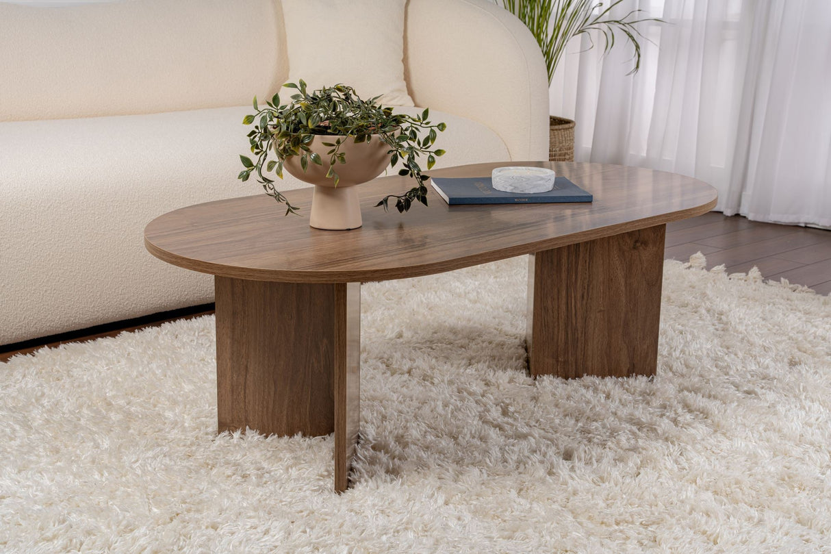 Măsuță de cafea Sable, Diverse culori, 119x60x40 cm - Venezia walnut | SKU: 909NRD1109 | Măsuță de cafea Sable, 119x60x40 cm, varianta Venezia walnut, produs pentru amenajarea locuinței, disponibil online în România la CasaMob
