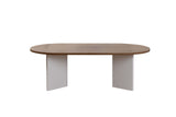 Măsuță de cafea Sable, Diverse culori, 119x60x40 cm - Venezia walnut - Alb | SKU: 909NRD1111 | Măsuță de cafea Sable, 119x60x40 cm, varianta Venezia walnut - Alb, produs pentru amenajarea locuinței, disponibil online în România la CasaMob