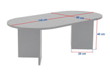 Măsuță de cafea Sable, Diverse culori, 119x60x40 cm - Stejar safir - Negru | SKU: 909NRD1113 | Măsuță de cafea Sable, 119x60x40 cm, varianta Stejar safir - Negru, produs pentru amenajarea locuinței, disponibil online în România la CasaMob
