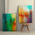 Tablou Canvas (2 bucăți) 2KNV4232, Multicolor, 110x70 cm, SKU 910NVT1105