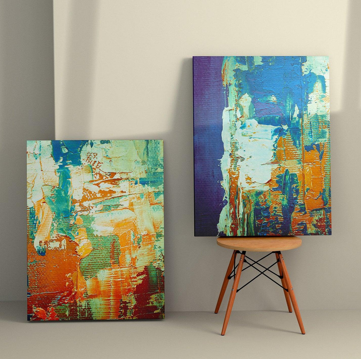 Tablou Canvas (2 bucăți) Antonio 1, Multicolor, 110x70 cm