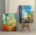 Tablou Canvas (2 bucăți) Antonio 1, Multicolor, 110x70 cm, SKU 910NVT1121