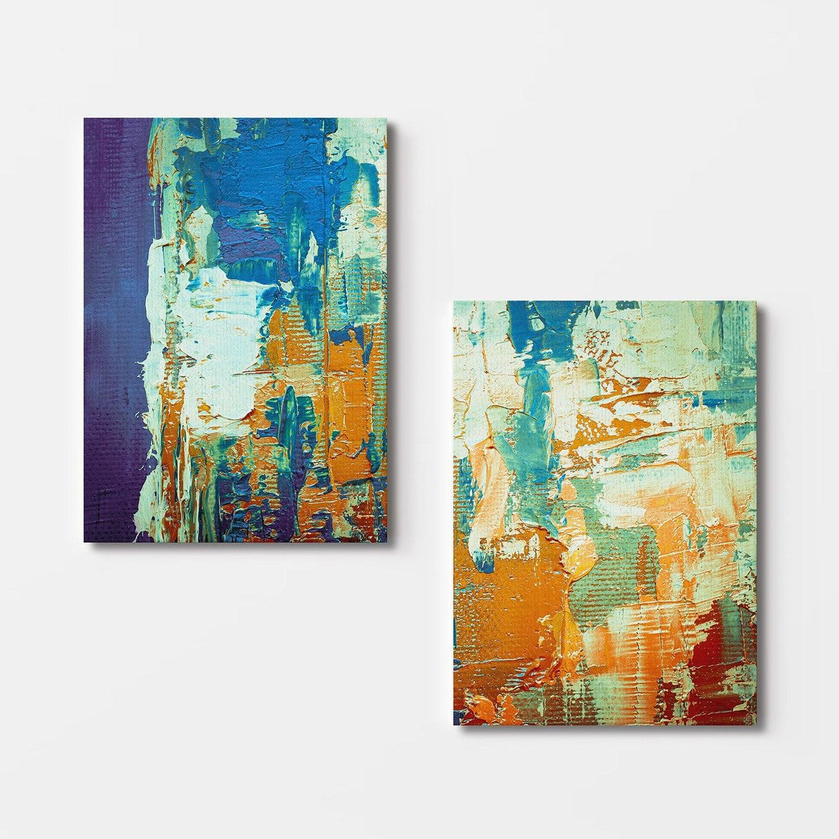 Tablou Canvas (2 bucăți) Antonio 1, Multicolor, 110x70 cm