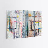 Tablou Canvas (2 bucăți) Minimal 5, Multicolor, 150x100 cm