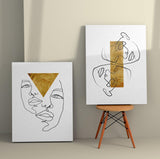 Tablou Canvas (2 bucăți) Antonio 2, Multicolor, 110x70 cm
