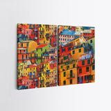 Tablou Canvas (2 bucăți) Modern 1, Multicolor, 110x70 cm