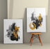 Tablou Canvas (2 bucăți) Honey 3, Multicolor, 110x70 cm, SKU 910NVT1167