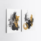 Tablou Canvas (2 bucăți) Honey 3, Multicolor, 110x70 cm
