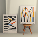 Tablou Canvas (2 bucăți) Antonio 6, Multicolor, 110x70 cm