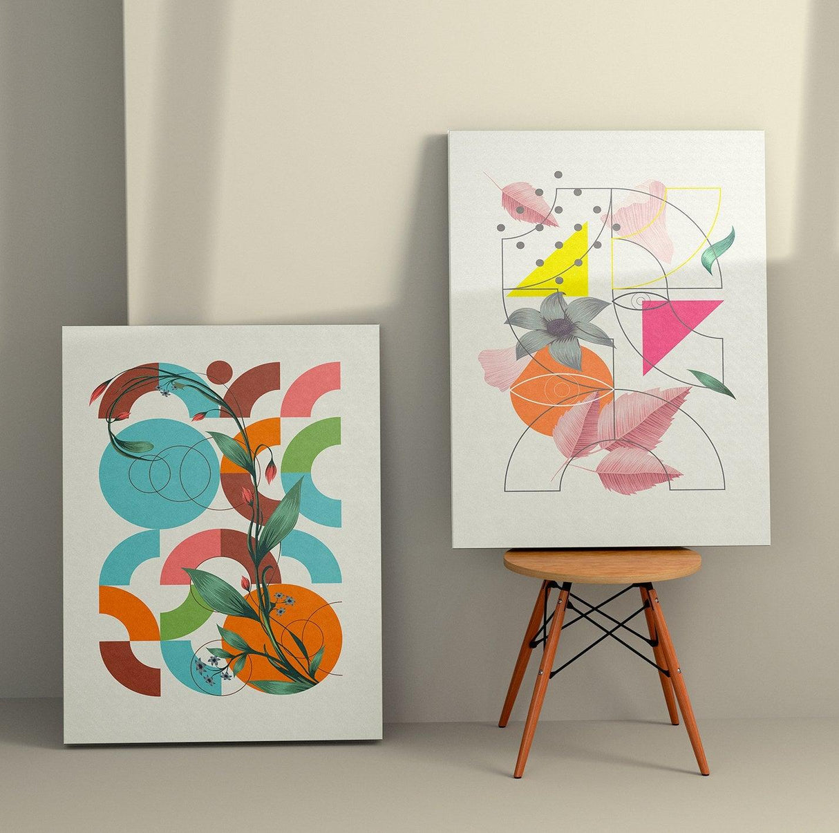 Tablou Canvas (2 bucăți) 2KNV4283, Multicolor, 150x100 cm