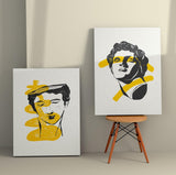 Tablou Canvas (2 bucăți) Minimal 8, Multicolor, 110x70 cm