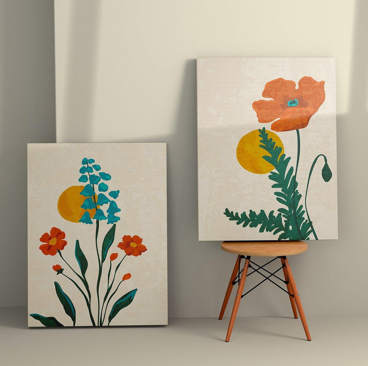Tablou Canvas (2 bucăți) Rustic 10, Multicolor, 110x70 cm