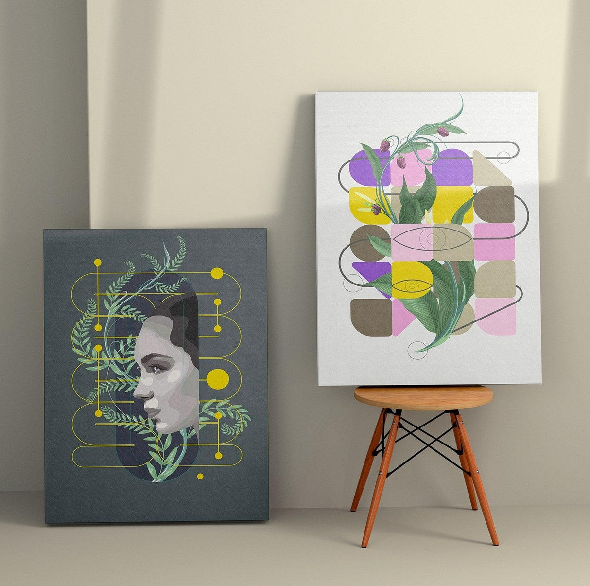 Tablou Canvas (2 bucăți) Lux 9, Multicolor, 150x100 cm
